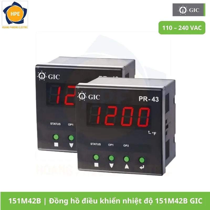 151M42B Đồng hồ điều khiển nhiệt độ 151M42B GIC
