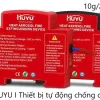 QRR0.01G HUYU là thiết bị chữa cháy khí dung (Hot Aerosol) thu nhỏ, chuyên dụng để bảo vệ các không gian kín nhỏ như tủ điện, tủ điều khiển, và thiết bị điện tử. Thiết bị hoạt động tự động khi phát hiện nhiệt độ cao, dập tắt đám cháy nhanh chóng mà không cần nguồn điện ngoài hay bình chứa áp lực.