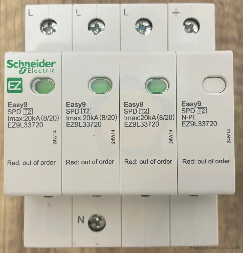 EZ9L33720 | Chống sét lan truyền 3P+N 20kA Schneider