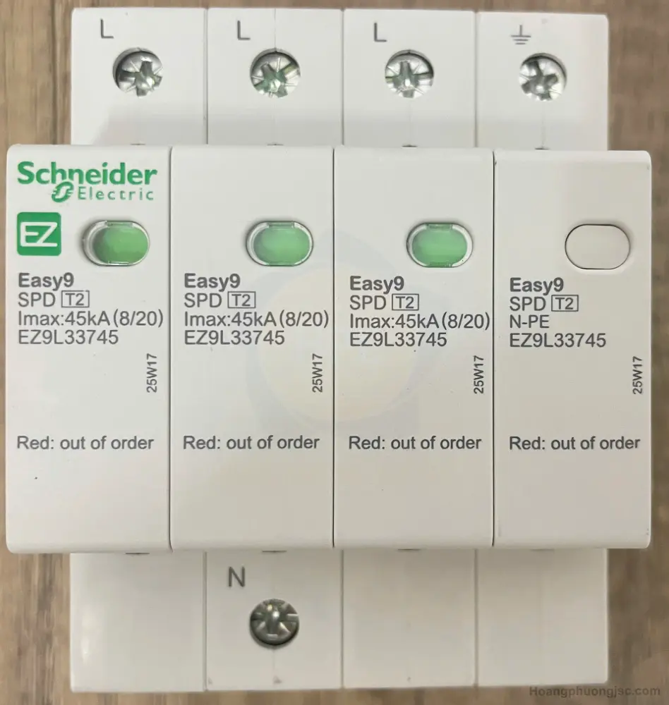 EZ9L33745 | Chống sét lan truyền 3P+N 45kA Schneider