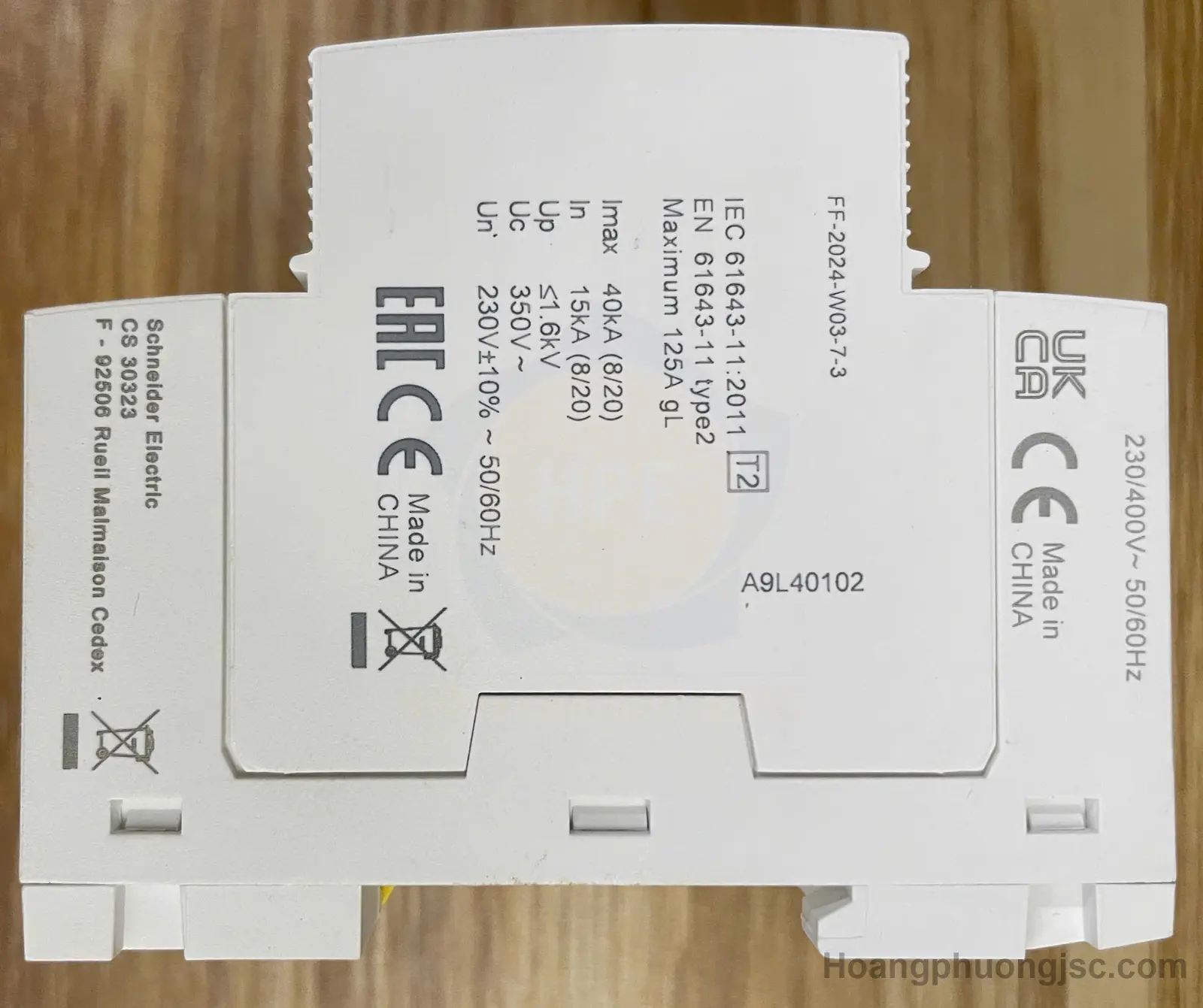 A9L40600 | Chống sét lan truyền 3P+N 40kA Schneider