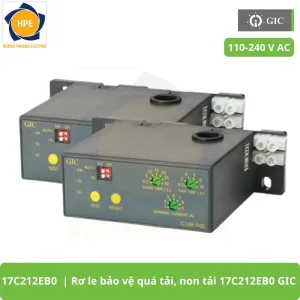 17C212EB0 Rơ le bảo vệ quá tải, non tải 17C212EB0 GIC