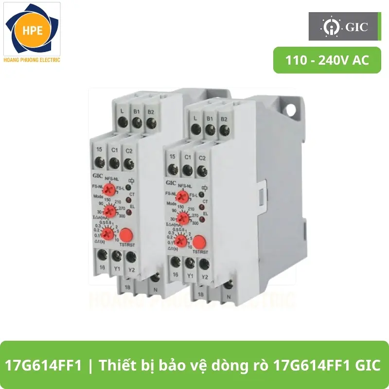 17G614FF1 Thiết bị bảo vệ dòng rò 17G614FF1 GIC
