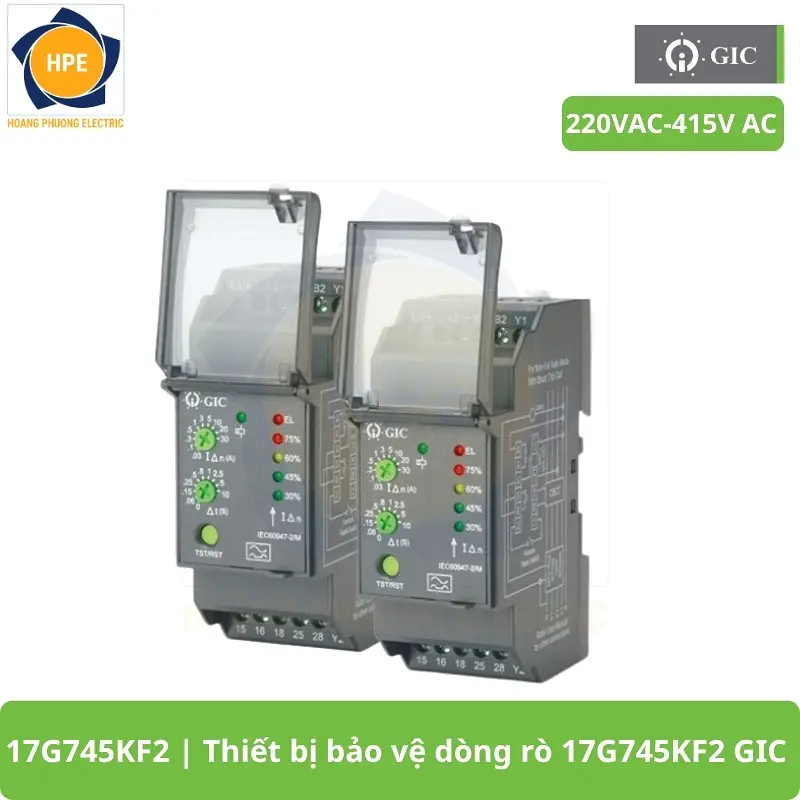 17G745KF2 Thiết bị bảo vệ dòng rò 17G745KF2 GIC