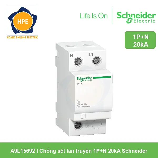 A9L15692 Schneider - Chống sét lan truyền 1P+N 20kA