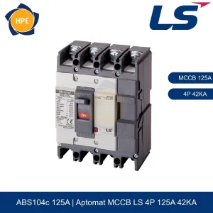 Aptomat MCCB ABS104c 4P 125A 42kA