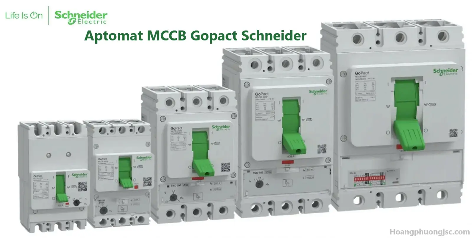 Aptomat khối MCCB GoPact Schneider chính hãng