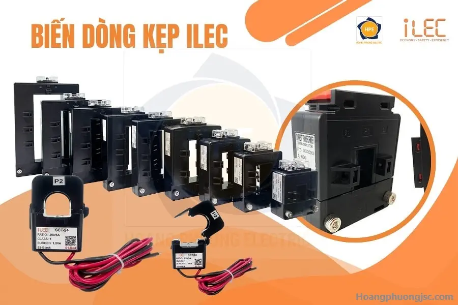 Biến dòng JP là dòng Split Core CT dạng kẹp mở tiêu chuẩn, cho phép lắp đặt mà không cần tháo dây hoặc thanh cái.