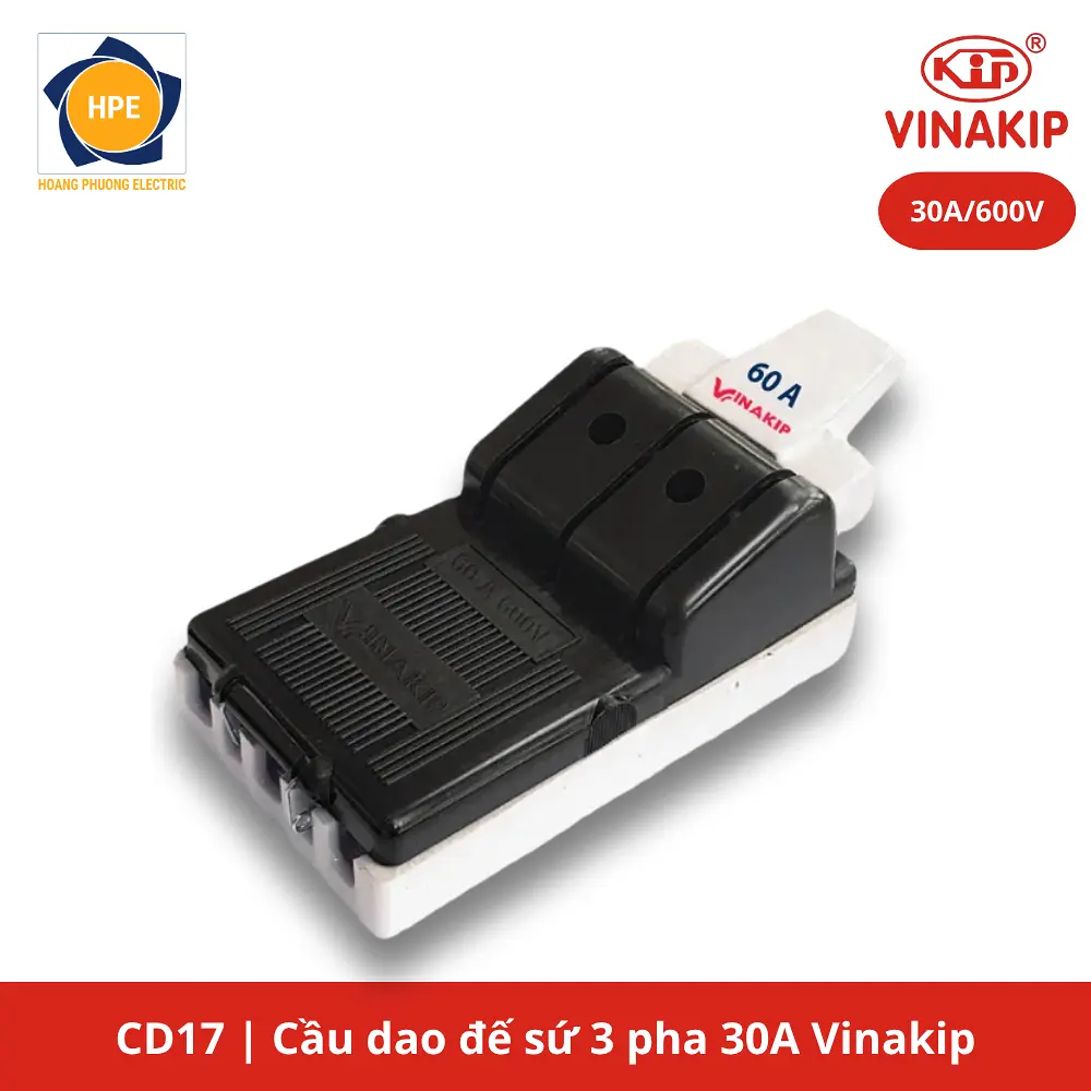 Cầu dao 3 pha 30A Vinakip