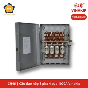 Cầu dao hộp 3 pha 4 cực 1000A Vinakip