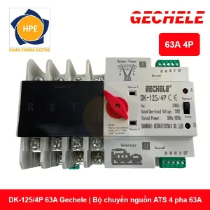 DK-125-4P 63A Gechele - Bộ chuyển nguồn ATS 4P 63A