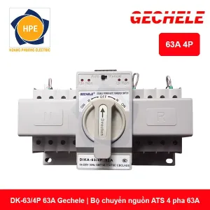 DK-63/4P 63A Gechele - Bộ chuyển nguồn ATS 4P 63A