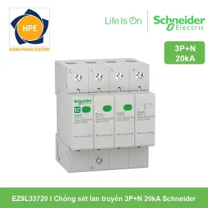EZ9L33720 Schneider - Chống sét lan truyền 3P+N 20kA