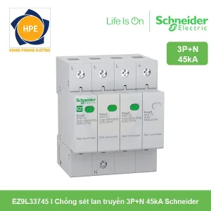 EZ9L33745 Schneider - Chống sét lan truyền 3P+N 45kA