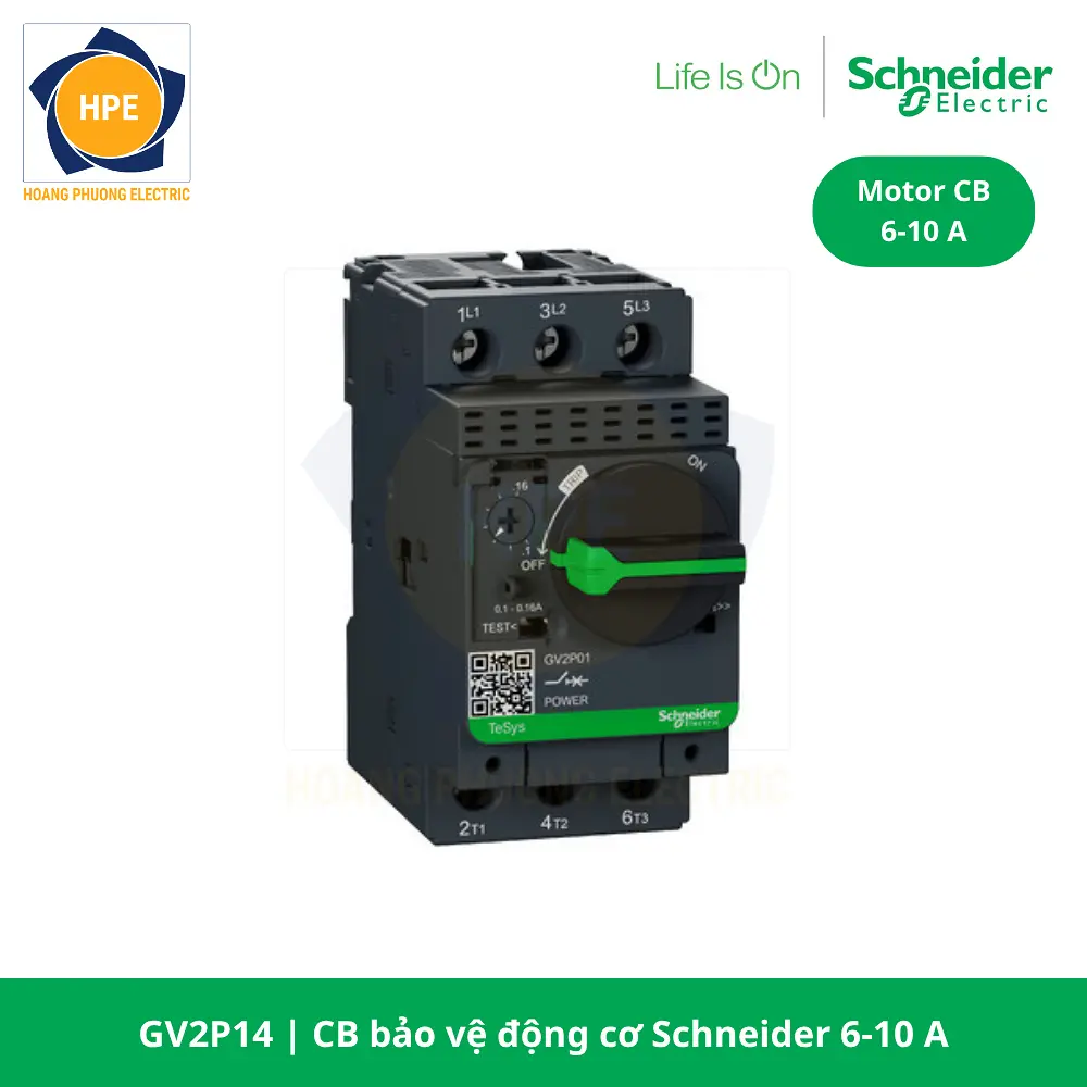 CB bảo vệ động cơ 10A Schneider