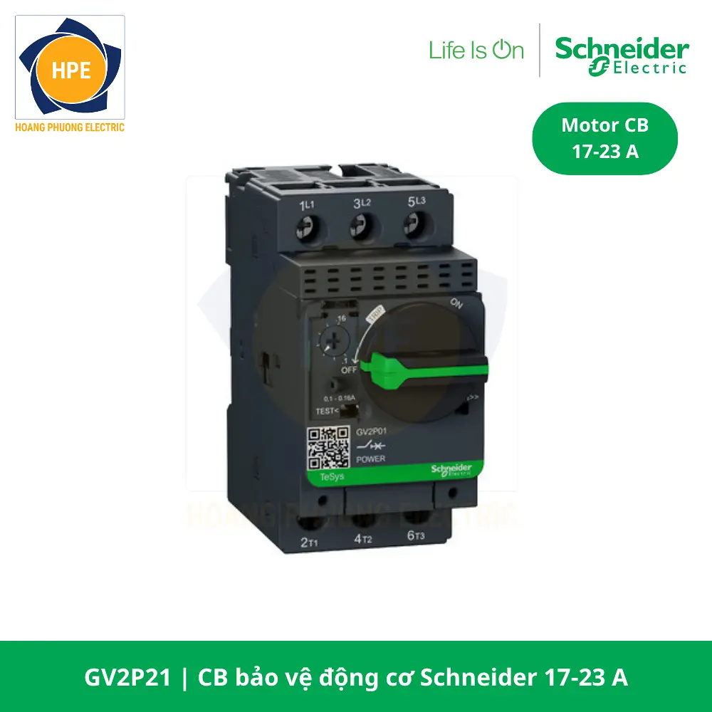 CB bảo vệ động cơ 23A Schneider