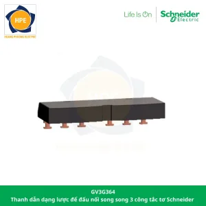 Thanh nối song song 3 CB bảo vệ động cơ Schneider
