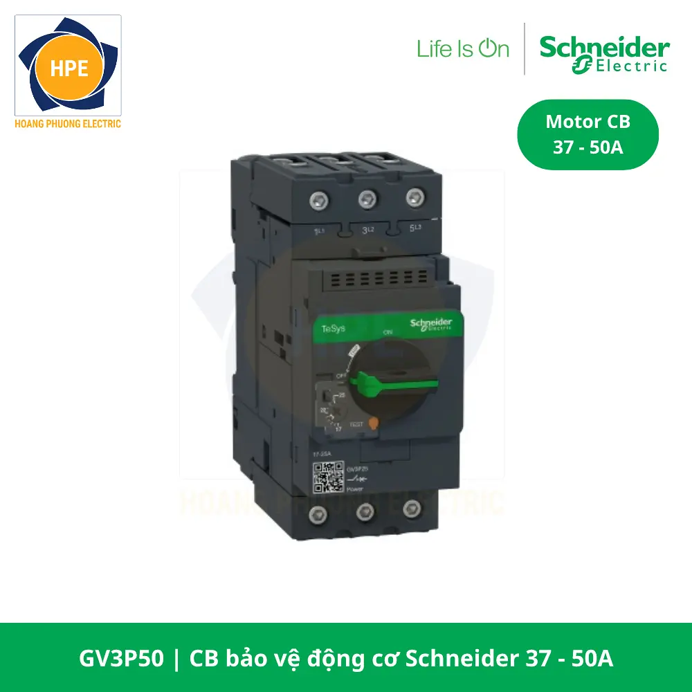 CB bảo vệ động cơ 50A Schneider