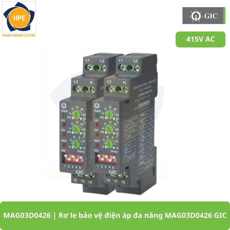 MAG03D0426 Rơ le bảo vệ điện áp đa năng MAG03D0426 GIC
