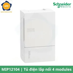 MIP12104 Tủ điện lắp nổi 4 modules