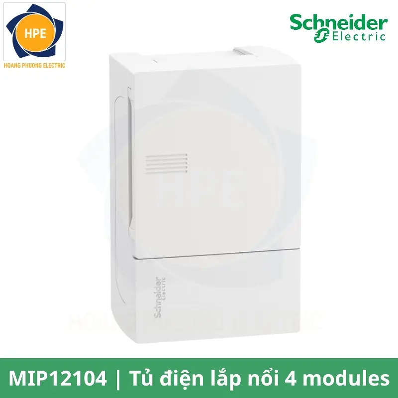 MIP12104 Tủ điện lắp nổi 4 modules