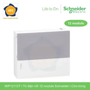 Tủ điện nổi Schneider MIP12112T 12 module cửa mờ chính hãng