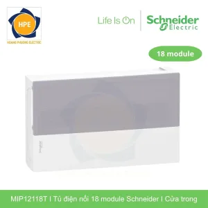 Tủ điện nổi Schneider MIP12118T 18 module cửa mờ chính hãng