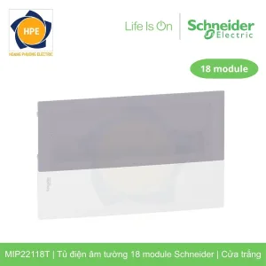 Tủ điện âm tường Schneider MIP22118T 18 module cửa mờ chính hãng