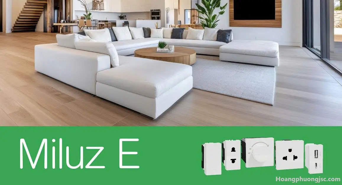 Công tắc ổ cắm Miluz E Schneider chính hãng