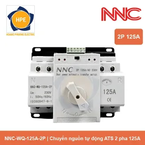 NNC-WQ-125A-2P NCC - Bộ chuyển nguồn tự động ATS 2P 125A