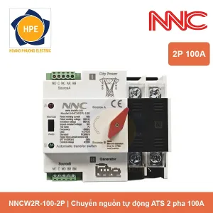 NNCW2R-100-2P NCC - Bộ chuyển nguồn tự động ATS 2P 100A