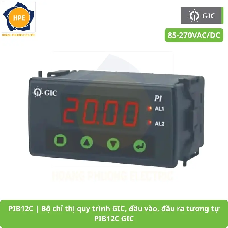 PIB12C Bộ chỉ thị quy trình GIC, đầu vào, đầu ra tương tự PIB12C GIC