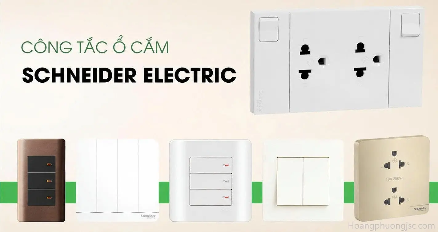 Công tắc ổ cắm Schneider Electric là một trong những dòng thiết bị điện dân dụng và thương mại được sử dụng rộng rãi trên thế giới.