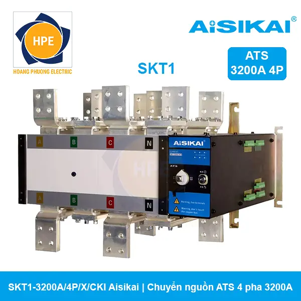 SKT1-3200A/4P/X/CKI Aisikai Chuyển nguồn tự động ATS 3200A 4P