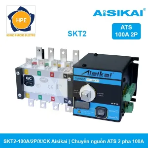 SKT2-100A/2P/X/CK Aisikai Chuyển nguồn tự động ATS 100A 2P