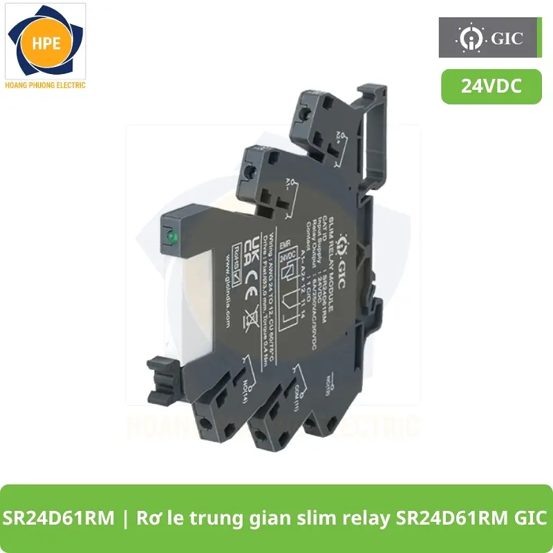 SR24D61RM Rơ le trung gian slim relay SR24D61RM GIC