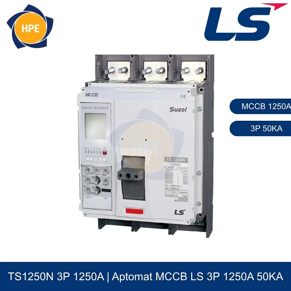 Aptomat MCCB TS1250N 3P 1250A 50kA