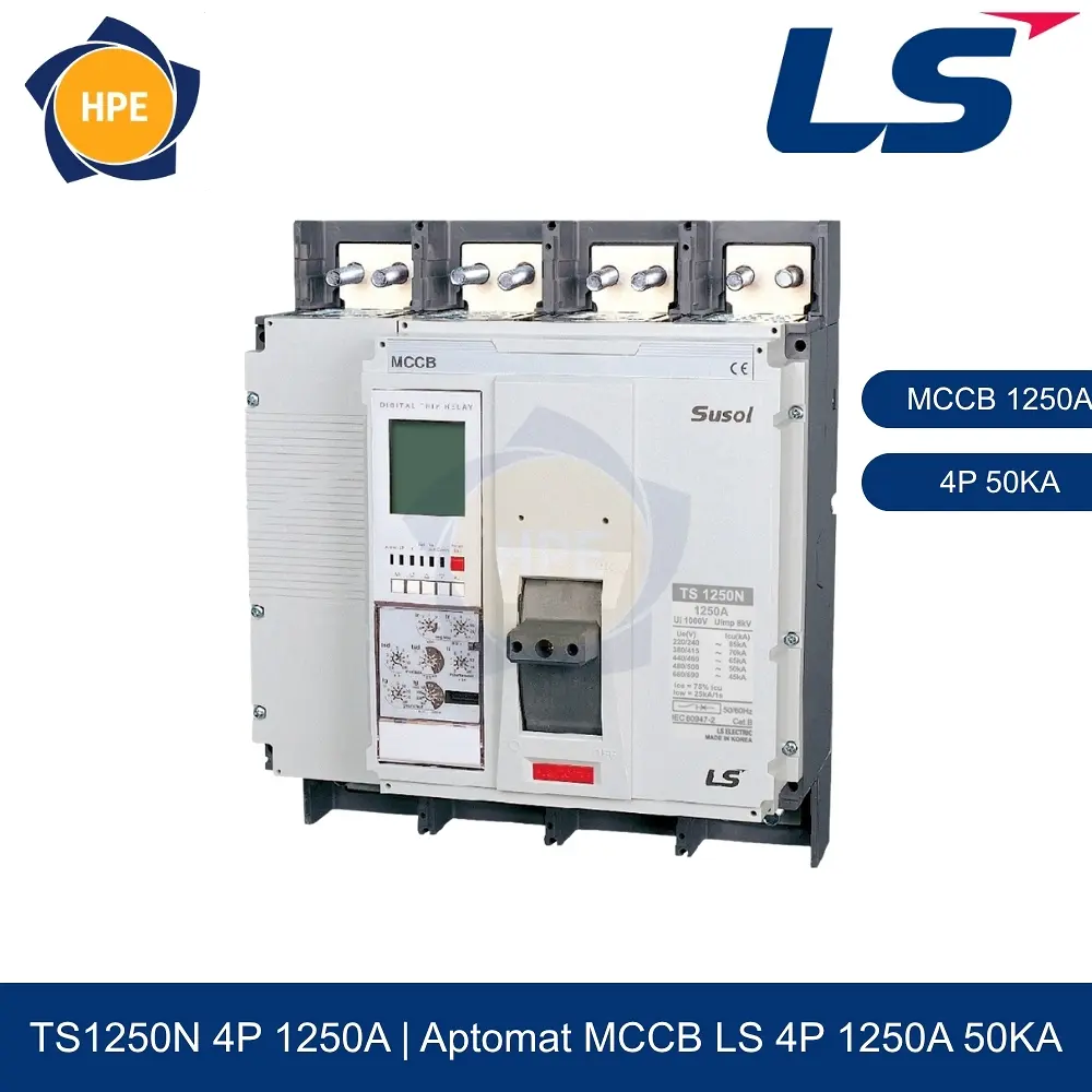 Aptomat MCCB TS1250N 4P 1250A 50kA