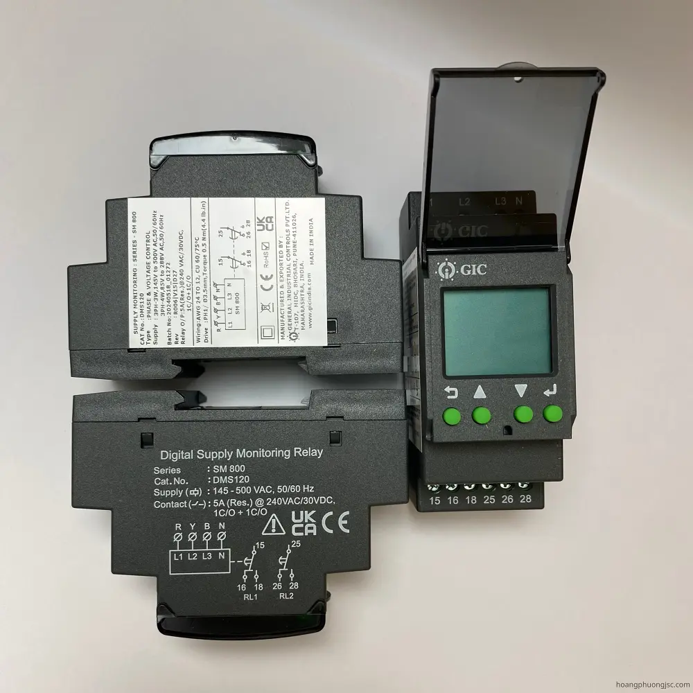 DMS120 GIC | Rơ le bảo vệ pha GIC 145-500VAC