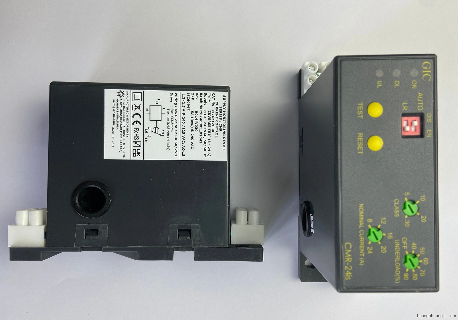 17C212EB0 GIC | Rơ le bảo vệ quá tải, non tải GIC 110–240VAC