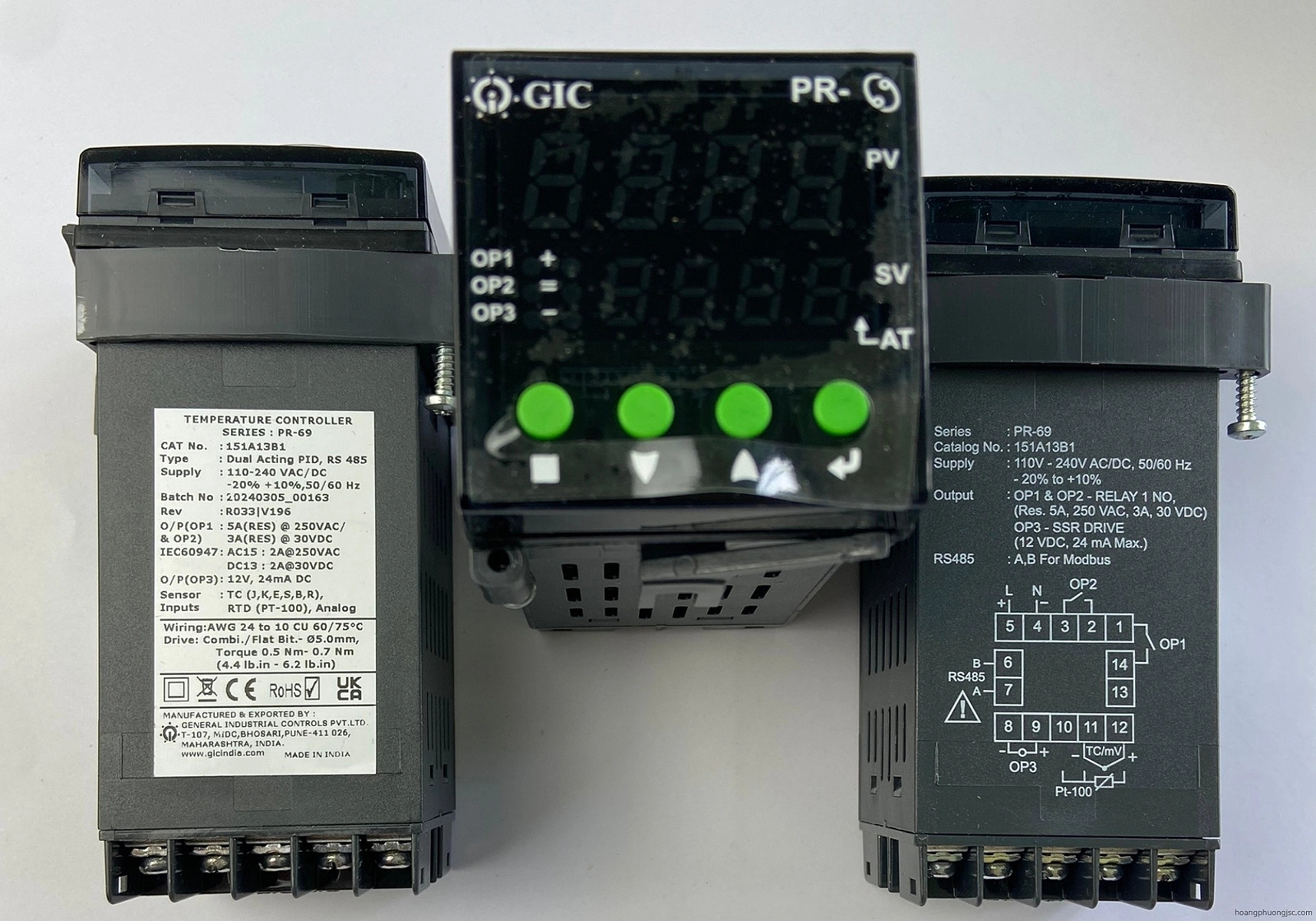 151A13B1 GIC | Đồng hồ điều khiển nhiệt độ GIC 110 – 240 VAC