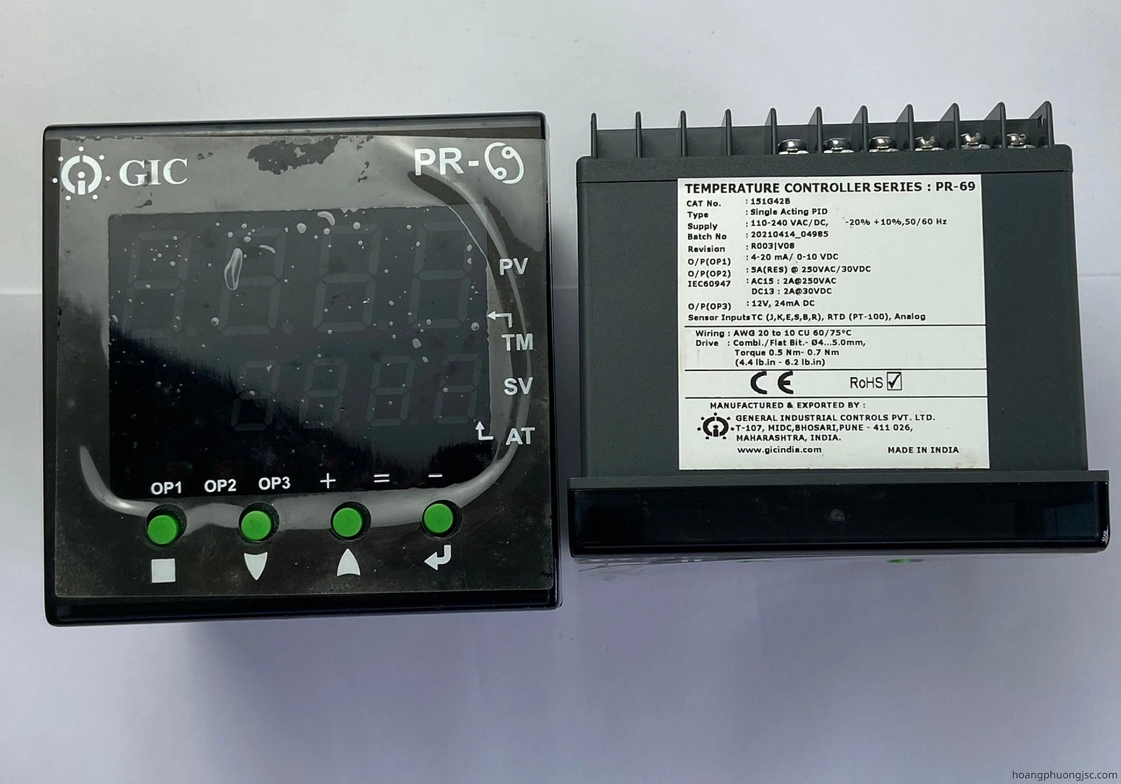 151G42B GIC | Đồng hồ điều khiển nhiệt độ GIC 110 – 240 VAC