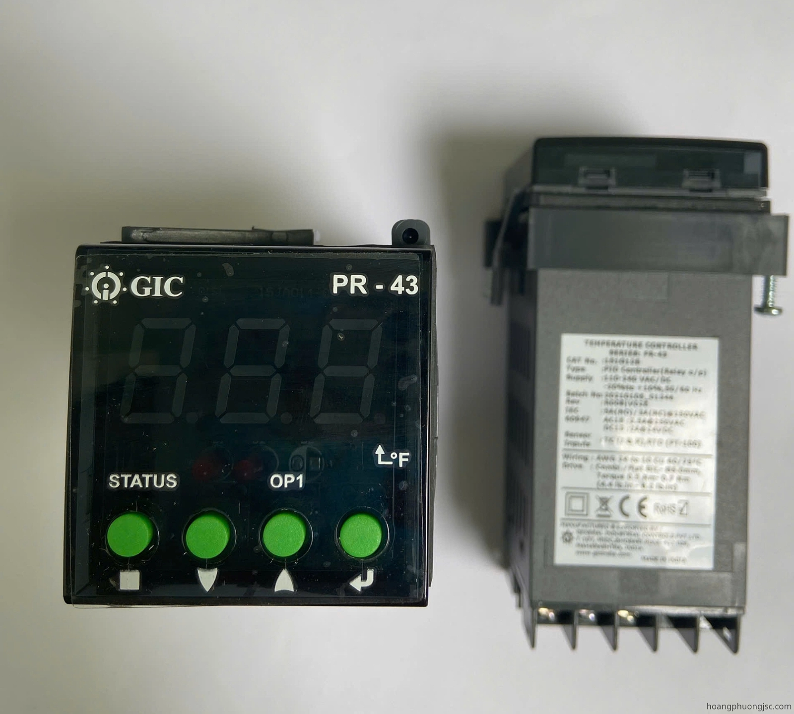 151F12B GIC | Đồng hồ điều khiển nhiệt độ GIC 110 – 240 VAC