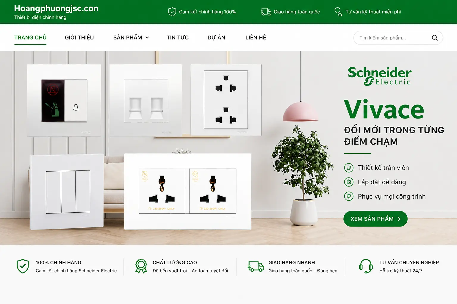 vivace schneider chính hãng