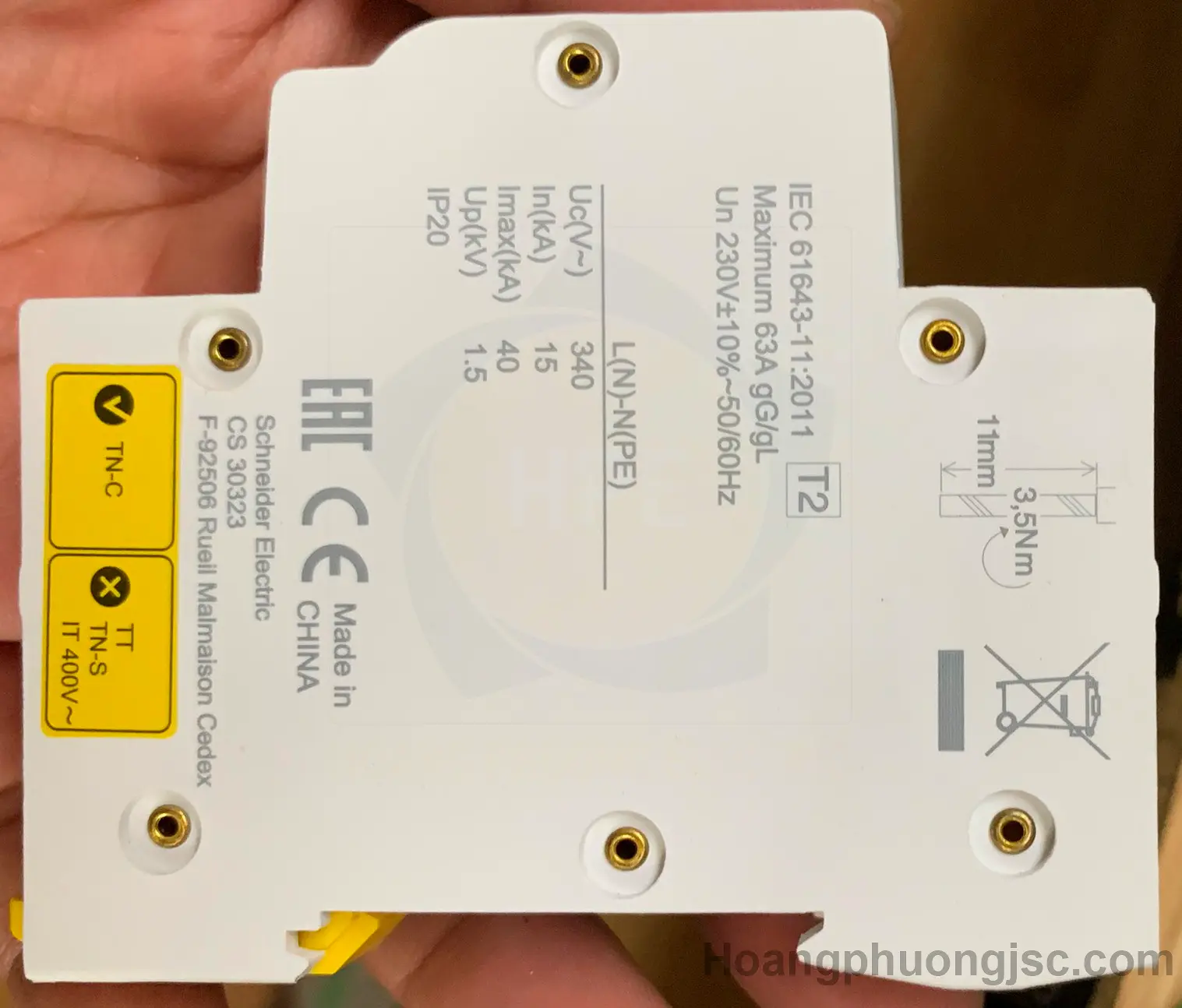 A9L15686 | Chống sét lan truyền 1P 40kA Schneider