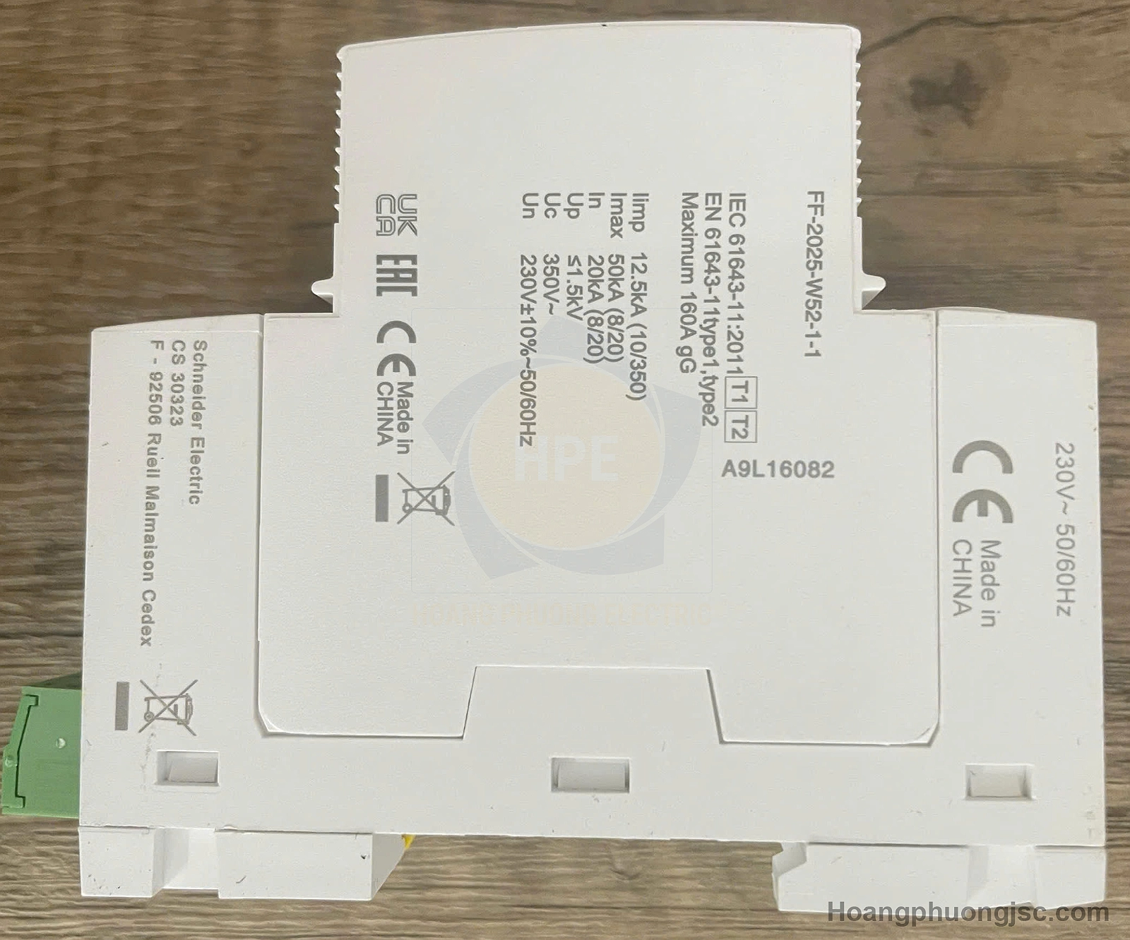 A9L16282 | Chống sét lan truyền 1P+N 50kA Schneider