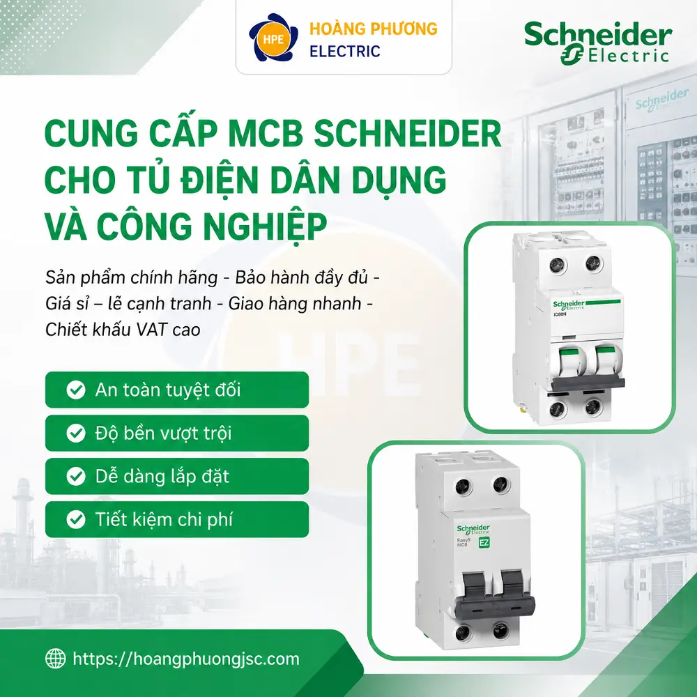 So sánh MCB Easy9 và MCB Acti9 Schneider