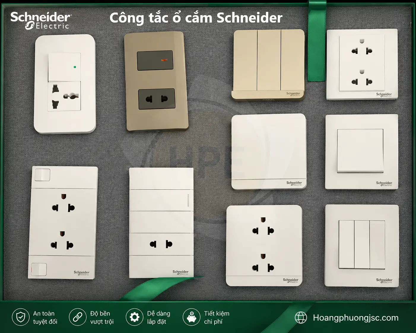Công tắc ổ cắm Schneider tại Hà Nội
