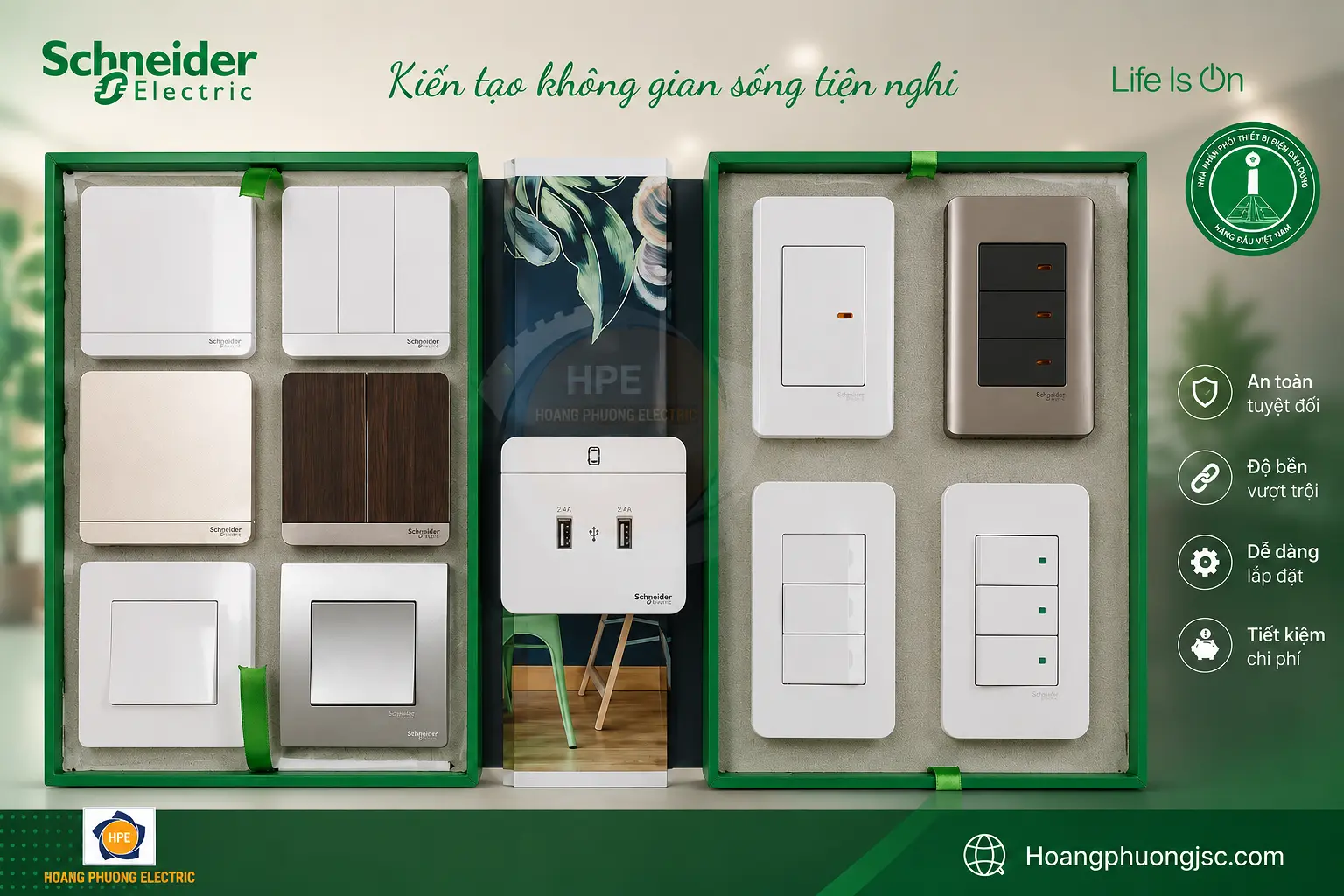 Đại lý ủy quyền Schneider tại Hà Nội