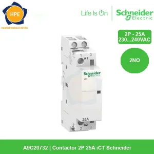 A9C20732 - Contactor 2P 25A iCT Schneider